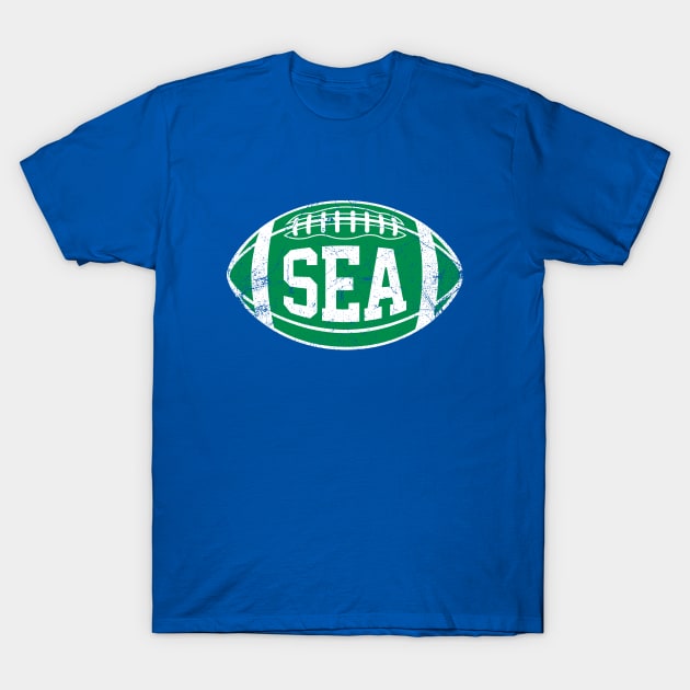 SEA Retro Football - Royal T-Shirt by KFig21